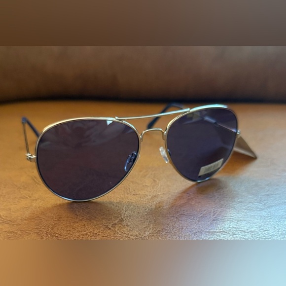 James Dean JD3003 Aviator Sunglasses Silver Frame Blue Lens 100% UV NWT - Picture 7 of 9